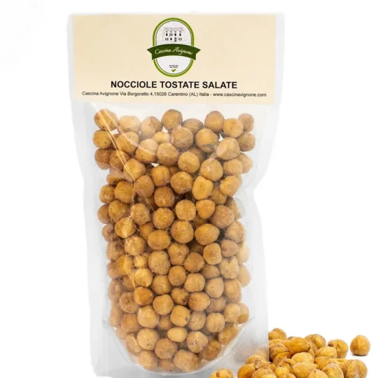 Nocciole tostate leggermente salate (200g)